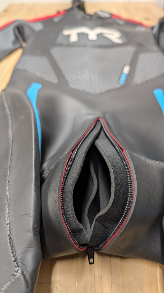 Full-Length Crotch & Back Zipper (2-Way or 3-Way) Installation for wetsuits