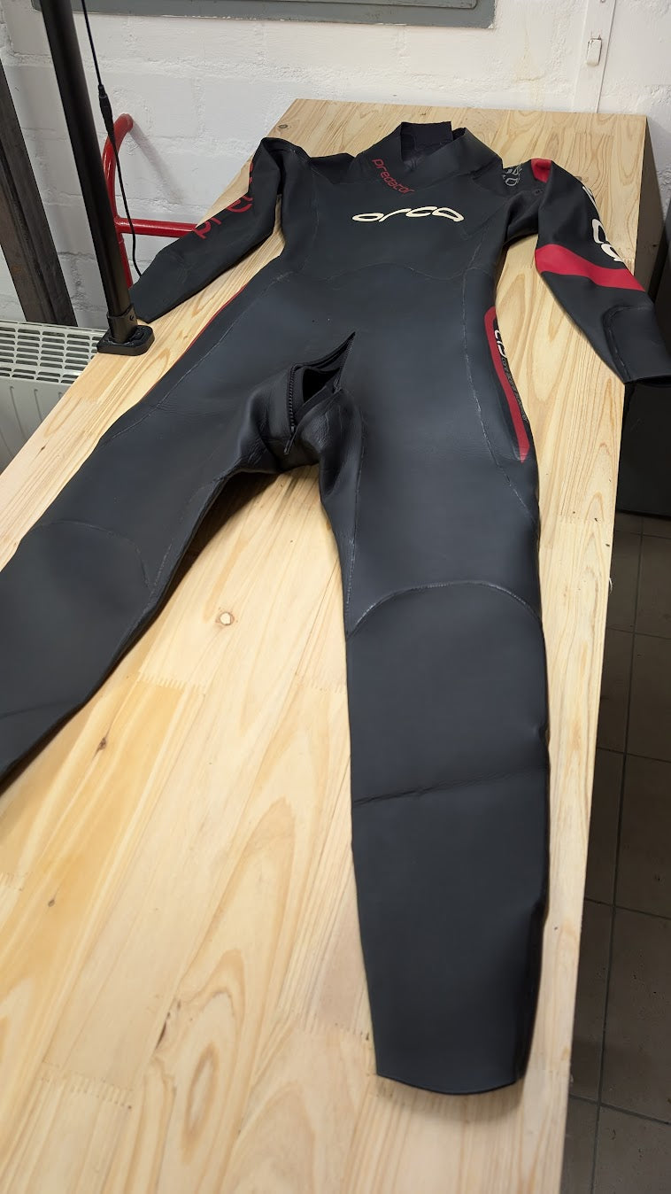 Full-Length Crotch & Back Zipper (2-Way or 3-Way) Installation for wetsuits