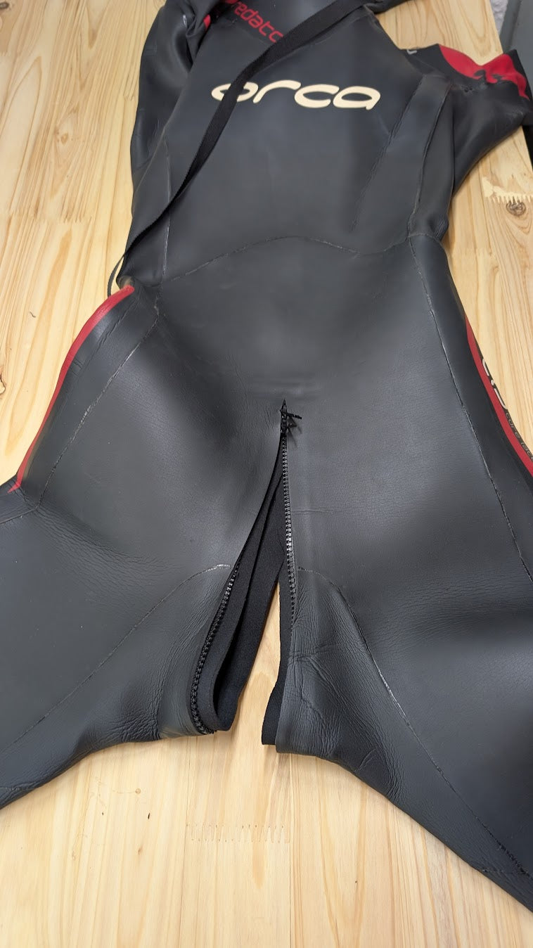 Full-Length Crotch & Back Zipper (2-Way or 3-Way) Installation for wetsuits